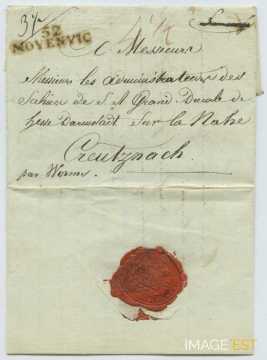 Lettre du 31 juillet 1816 (Moyenvic)